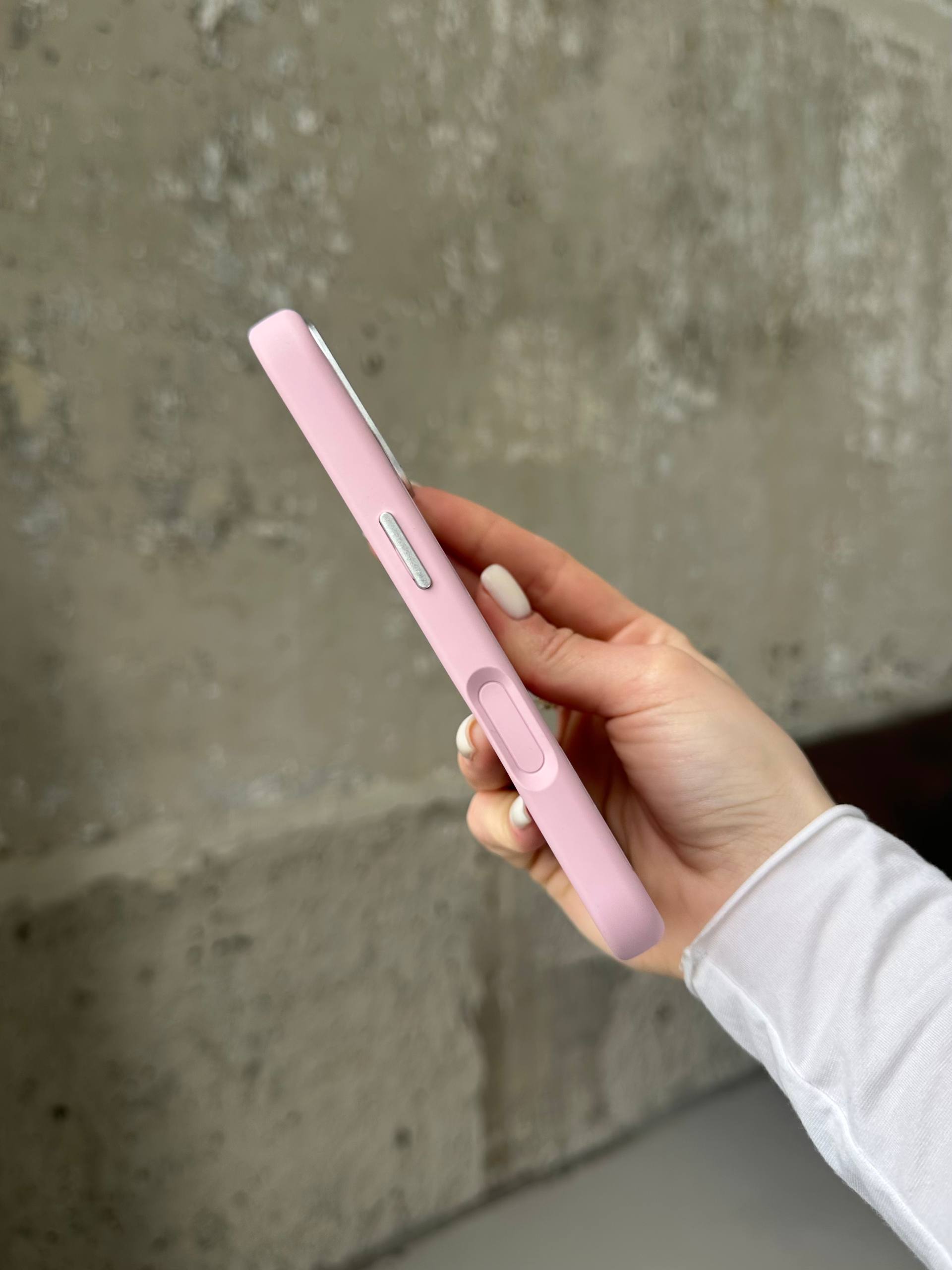 Чохол Flower Silicone Case з Magsafe на iPhone 16 Pink (01)