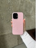 Чохол Flower Silicone Case з Magsafe на iPhone 17 Pink (01)