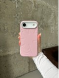 Чохол Flower Silicone Case з Magsafe на iPhone 17 Air Pink (01)