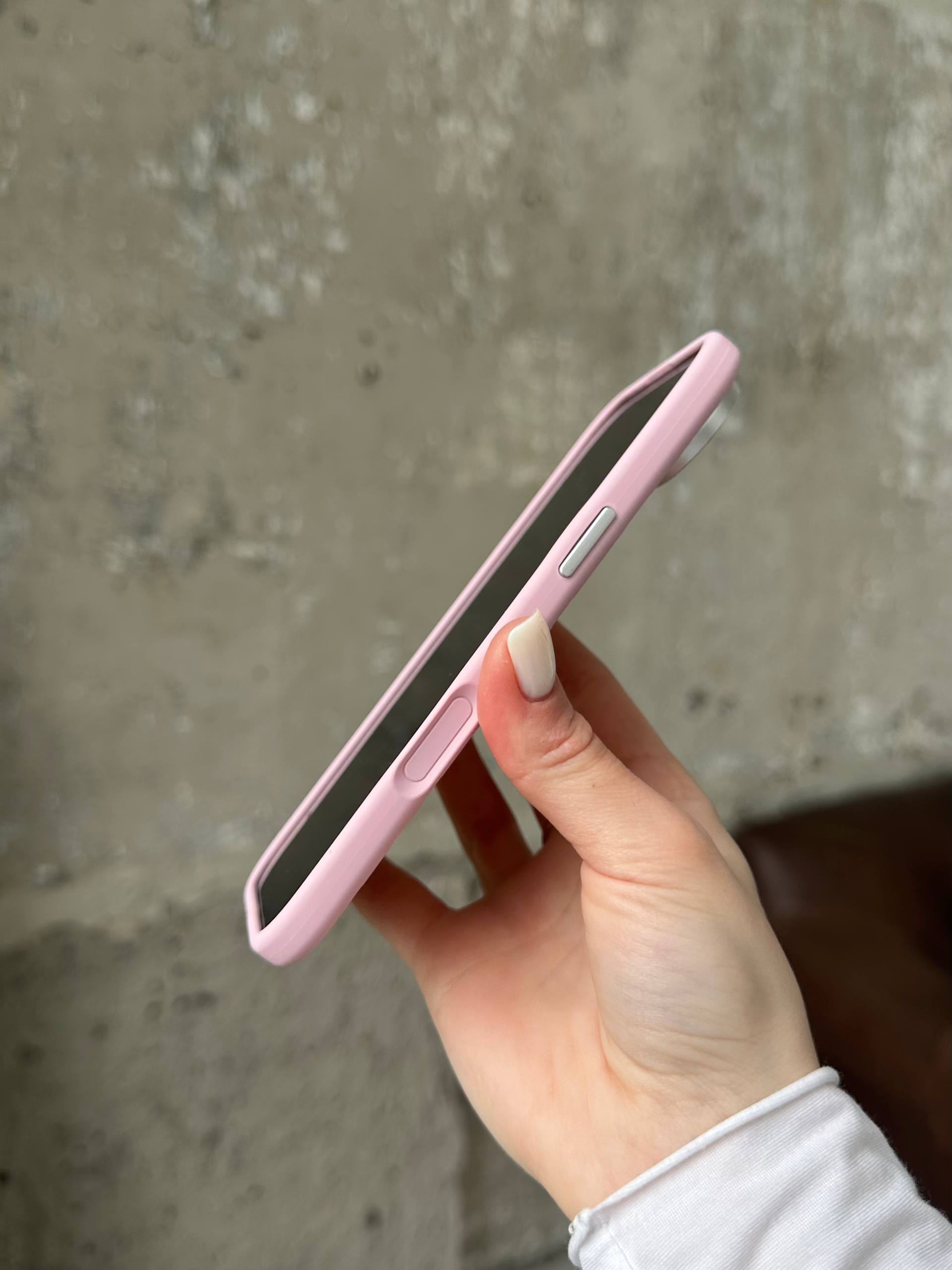 Чохол Flower Silicone Case з Magsafe на iPhone 17 Air Pink (01)