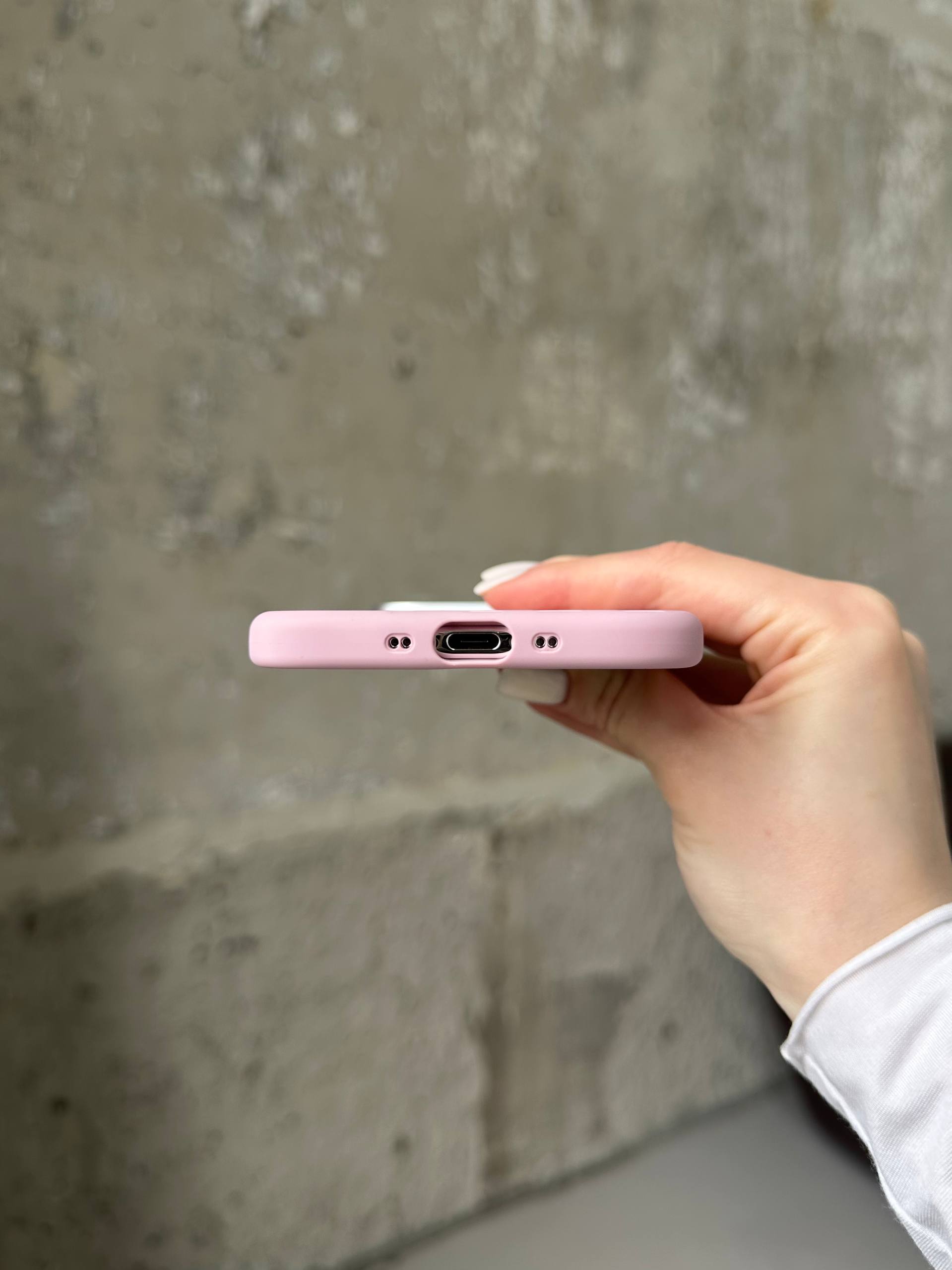 Чохол Flower Silicone Case з Magsafe на iPhone 17 Air Pink (01)