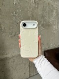 Чохол Flower Silicone Case з Magsafe на iPhone 17 Air Antique White (05)