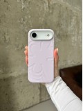 Чохол Flower Silicone Case з Magsafe на iPhone 17 Air Light Purple (07)