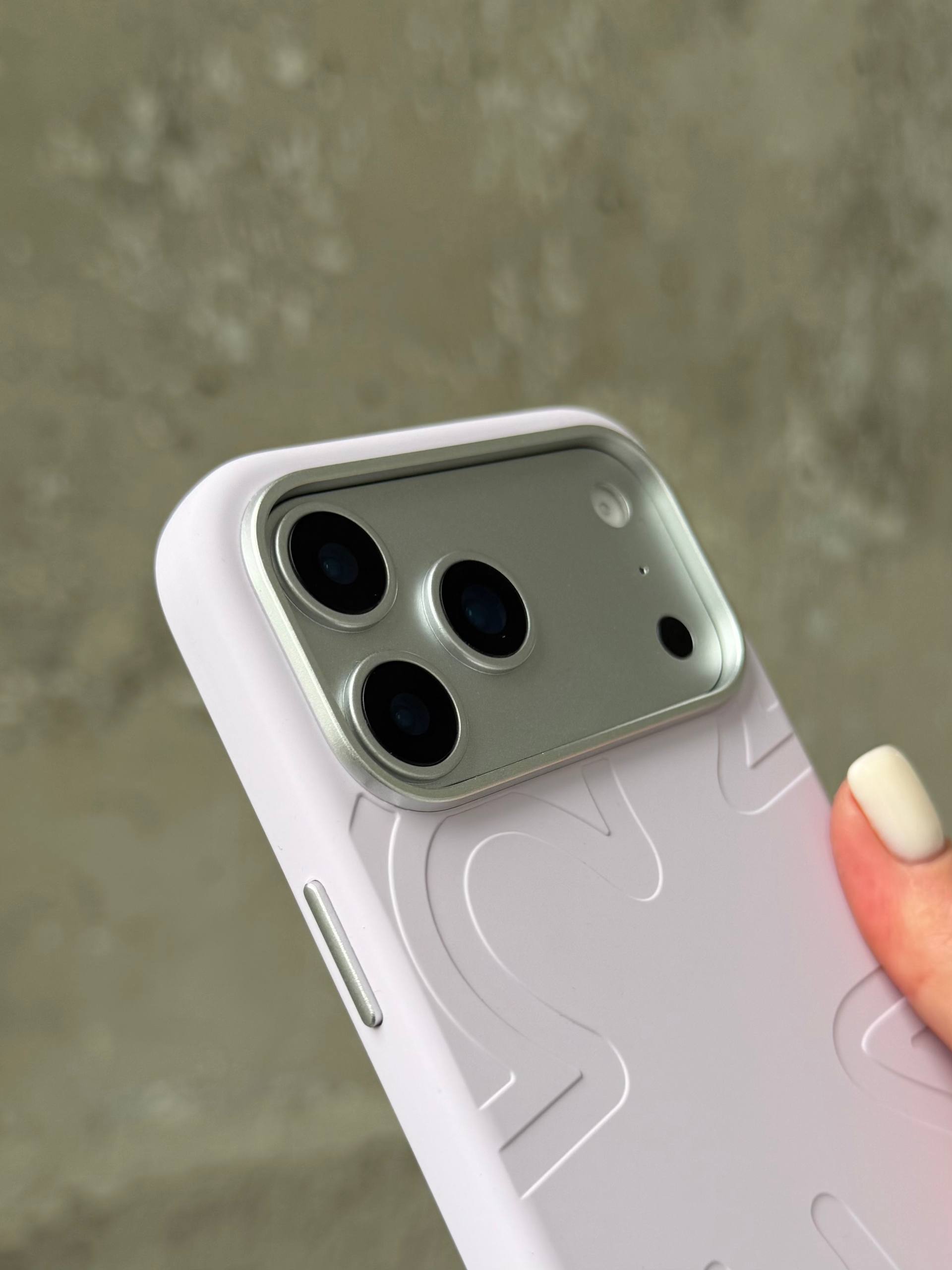 Чохол Flower Silicone Case з Magsafe на iPhone 17 Pro Light Purple (07)