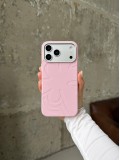 Чохол Flower Silicone Case з Magsafe на iPhone 17 Pro Pink (01)
