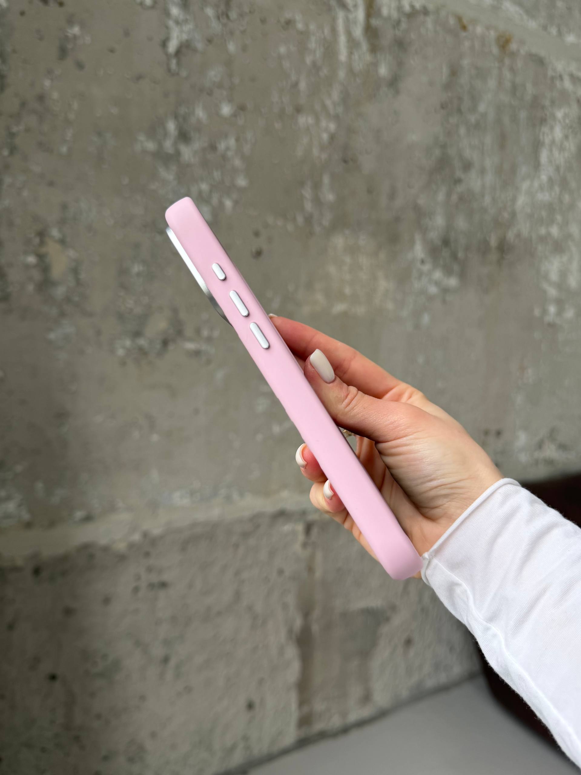 Чохол Flower Silicone Case з Magsafe на iPhone 17 Pro Max Pink (01)