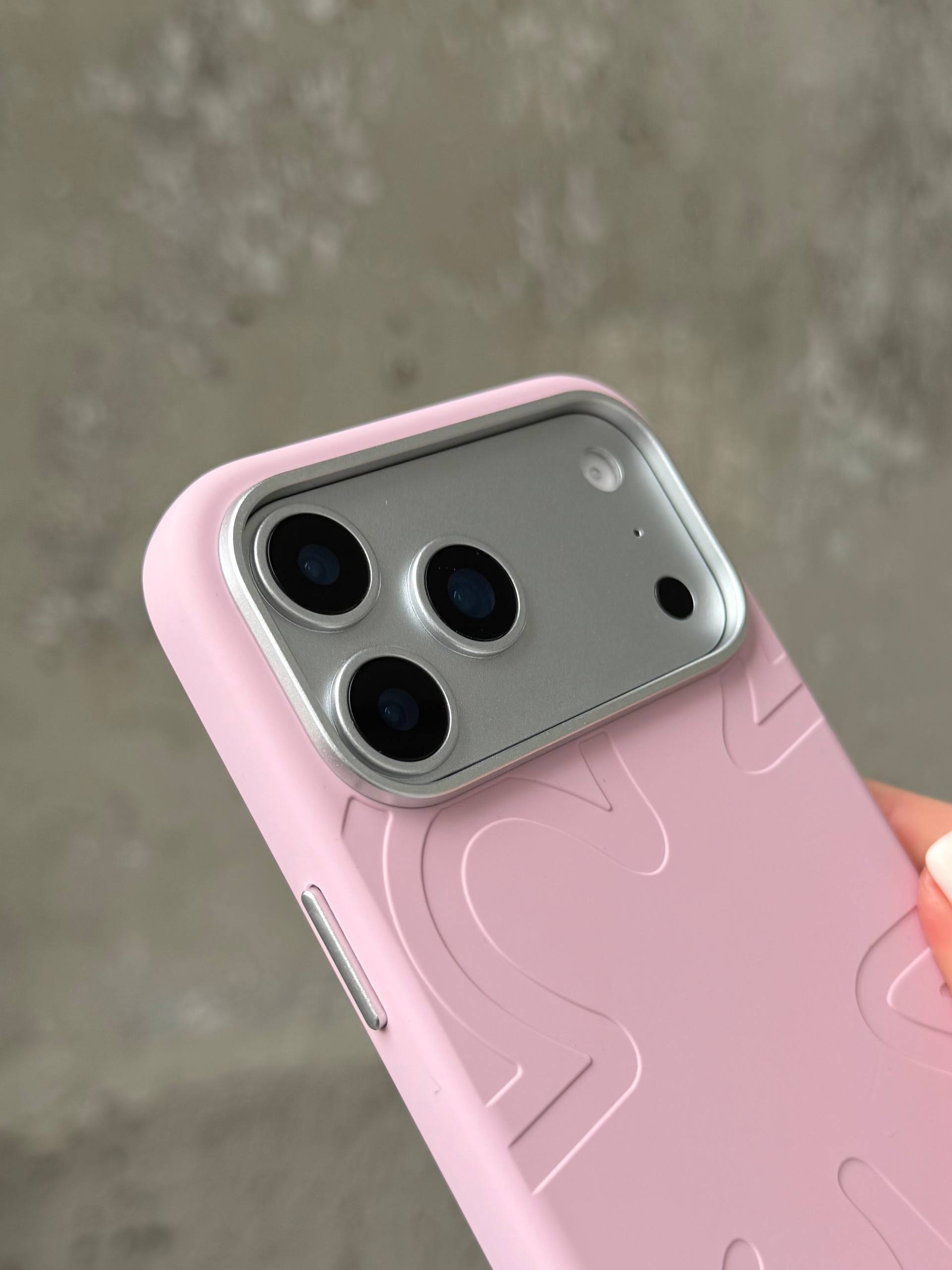 Чохол Flower Silicone Case з Magsafe на iPhone 17 Pro Max Pink (01)