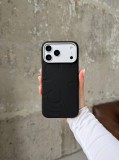 Чохол Flower Silicone Case з Magsafe на iPhone 17 Pro Black (04)