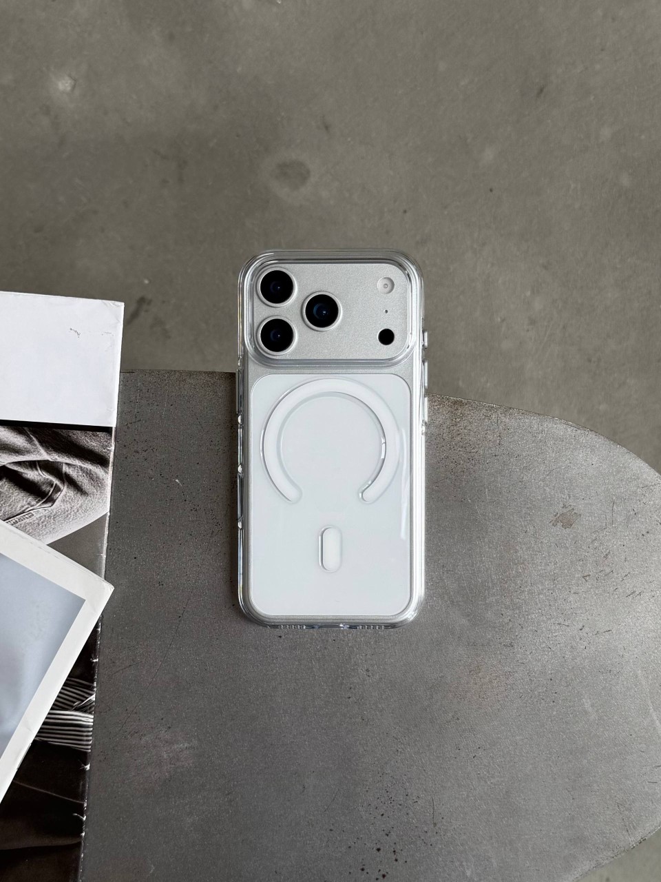 Чохол прозорий KZDOO Iceguard з Magsafe (Camera Control) на iPhone 17 Pro Max