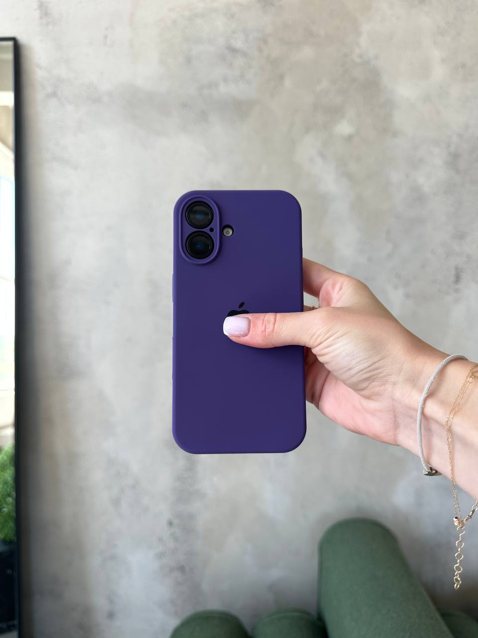 Чохол Silicone case із закритою камерою на iPhone 17 Amethyst #54