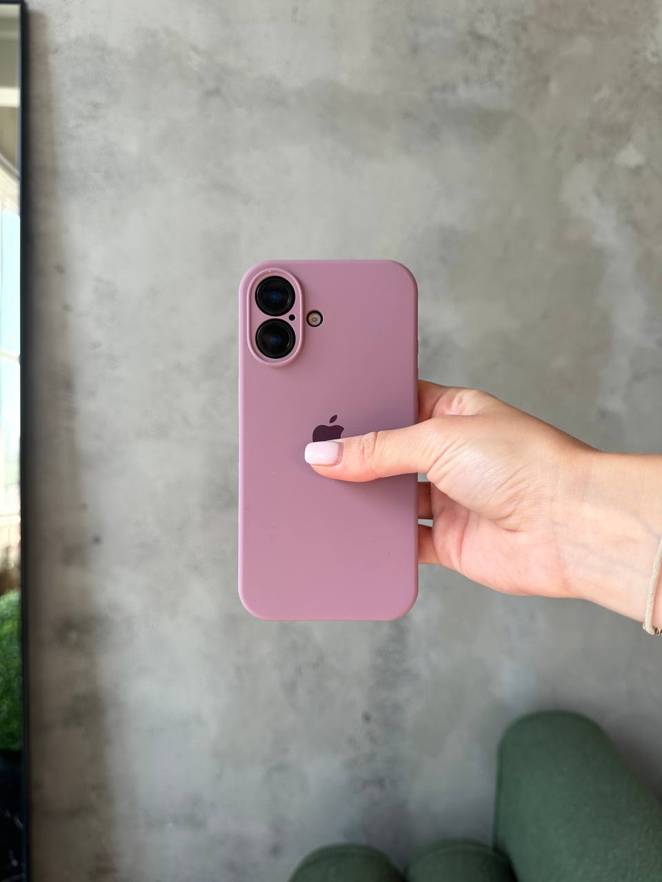 Чохол Silicone case із закритою камерою на iPhone 17 Blueberry #36