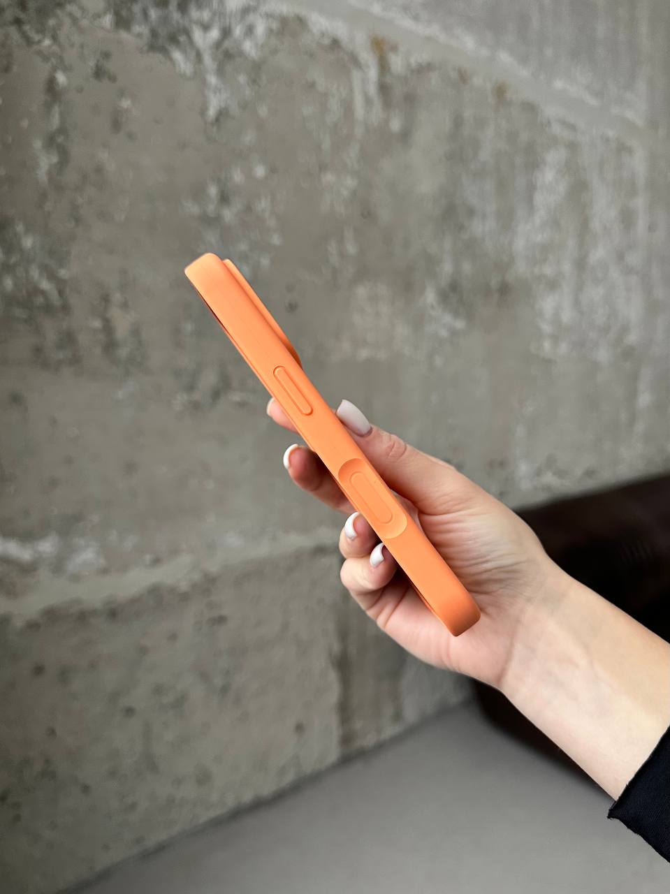 Чехол Silicone case с закрытой камерой на iPhone 17 Papaya #34