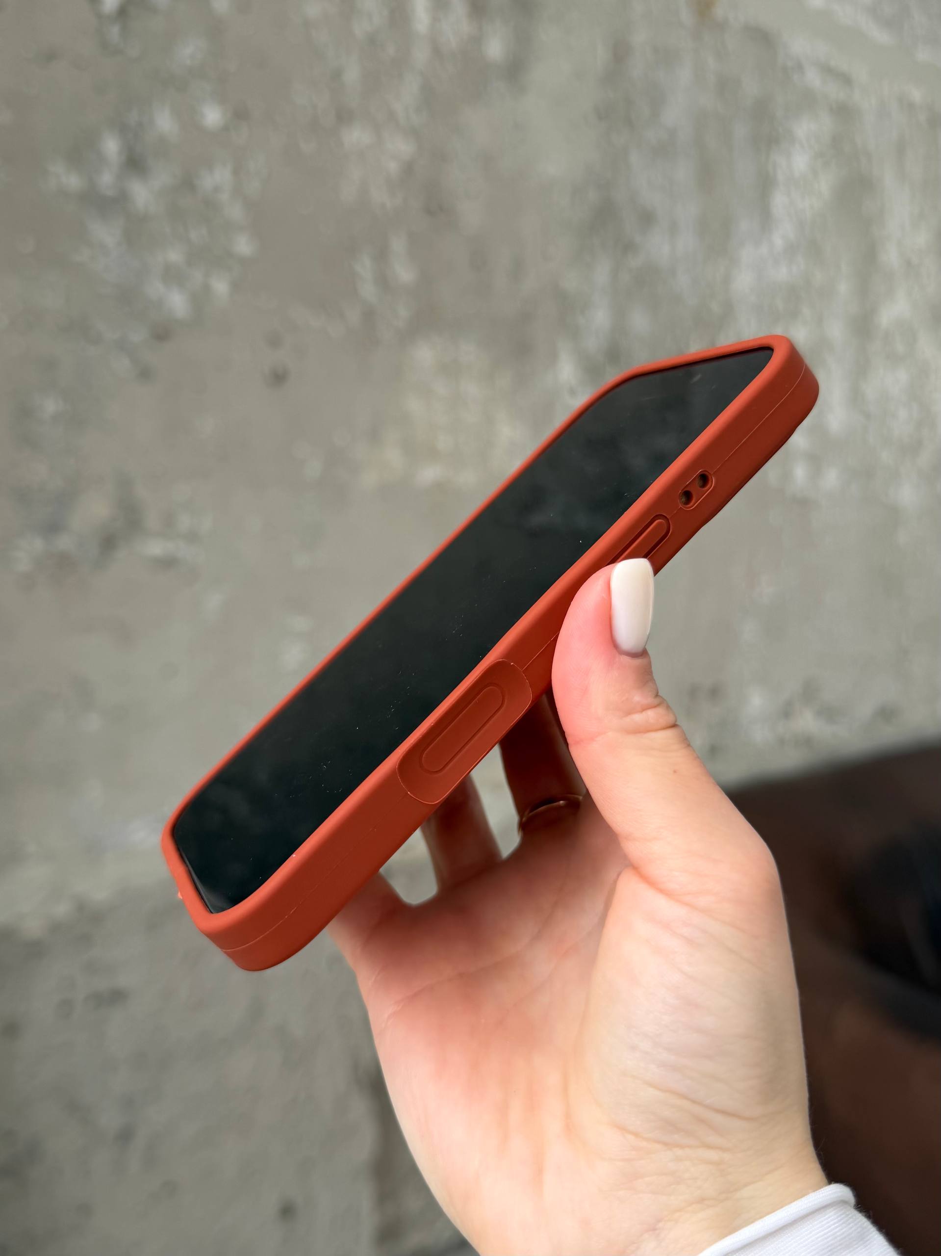 Чохол Silicone case із закритою камерою на iPhone 17 Pro Brown #42