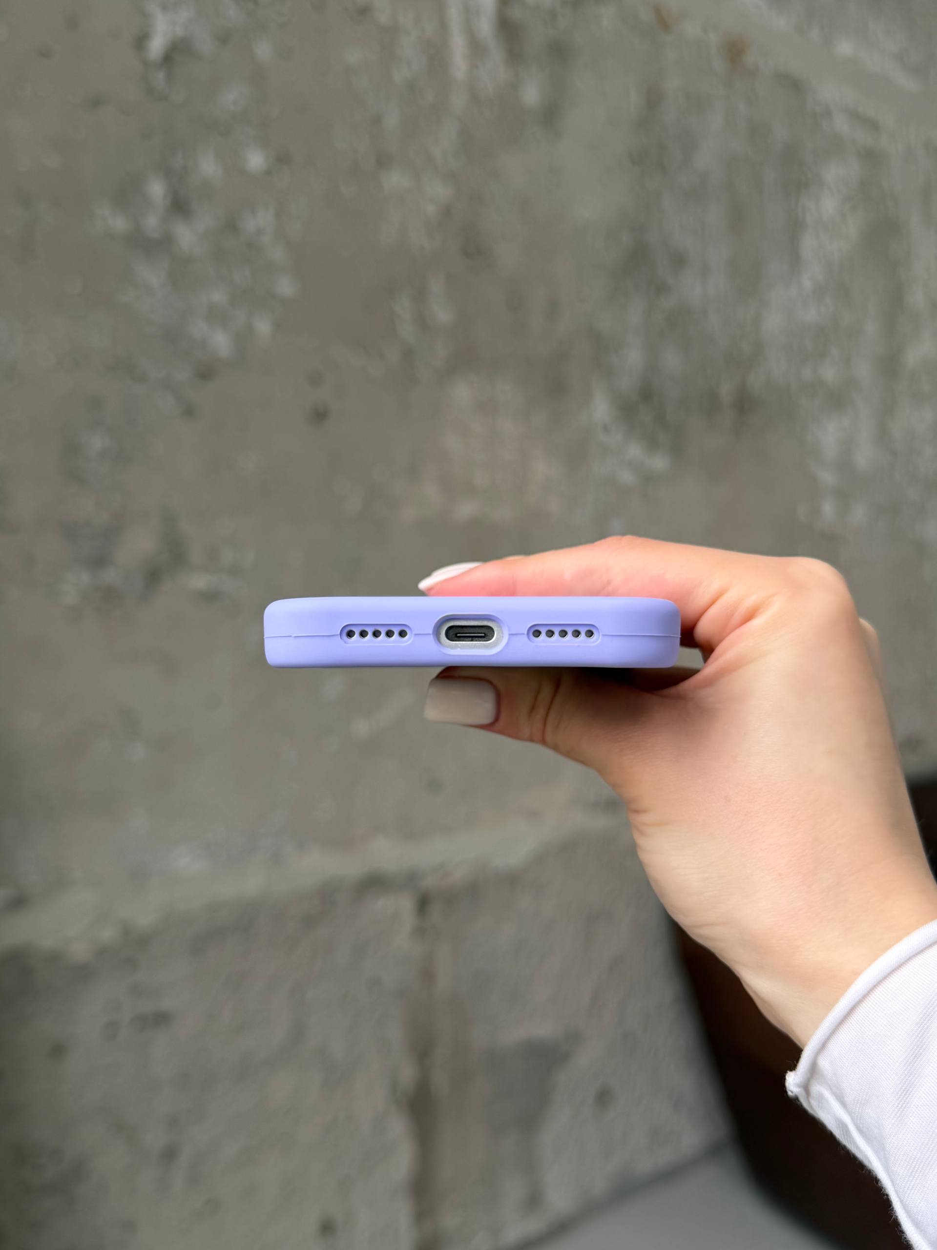 Чохол Silicone case із закритою камерою на iPhone 17 Pro Max Elegant Purple #26