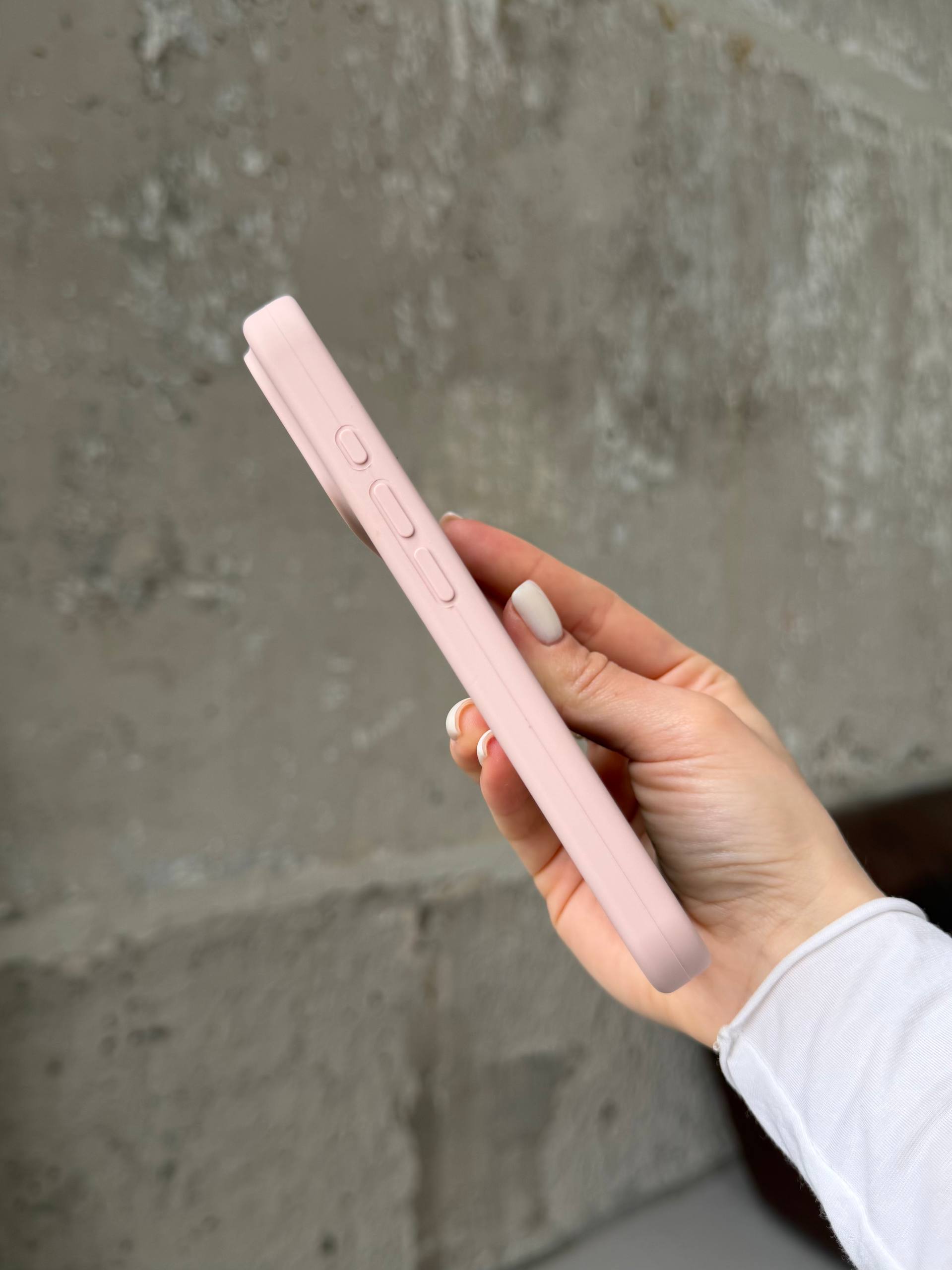 Чохол Silicone case із закритою камерою на iPhone 17 Pro Max Pink Sand #15