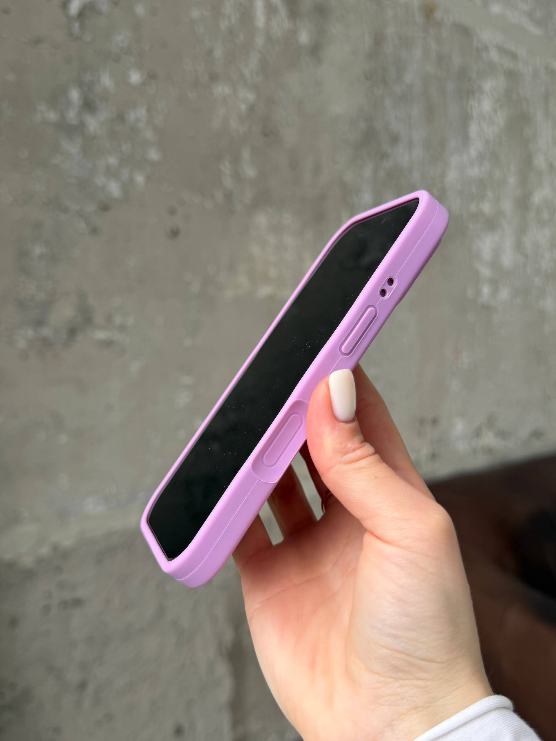 Чехол Silicone case с закрытой камерой на iPhone 17 Pro Mauve #60