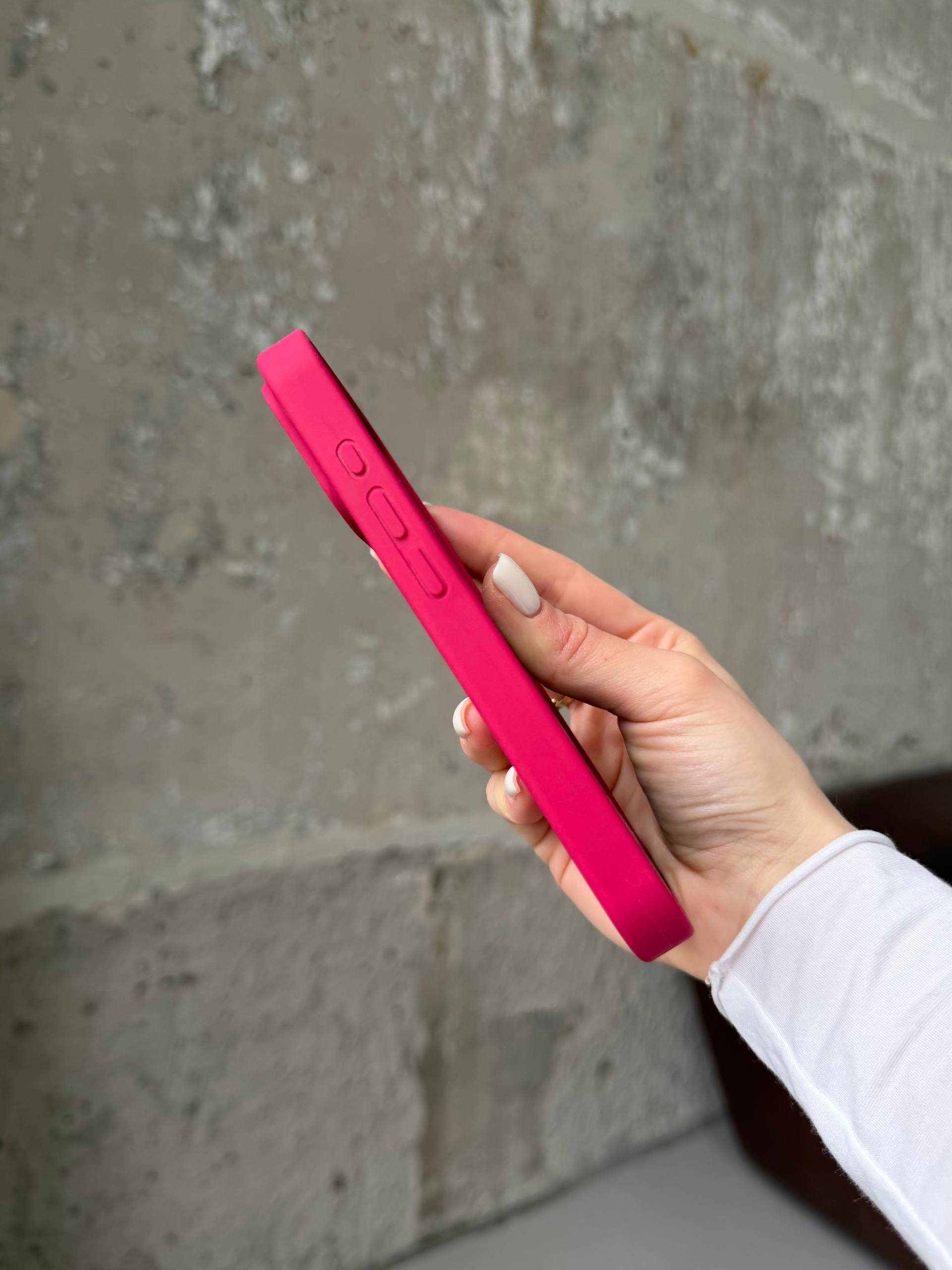 Чехол Silicone case с закрытой камерой на iPhone 17 Pro Wine Red #21