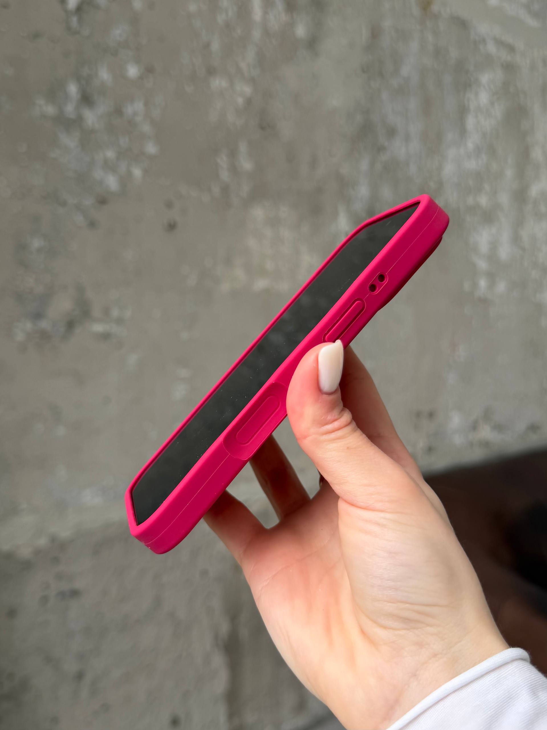 Чехол Silicone case с закрытой камерой на iPhone 17 Pro Wine Red #21