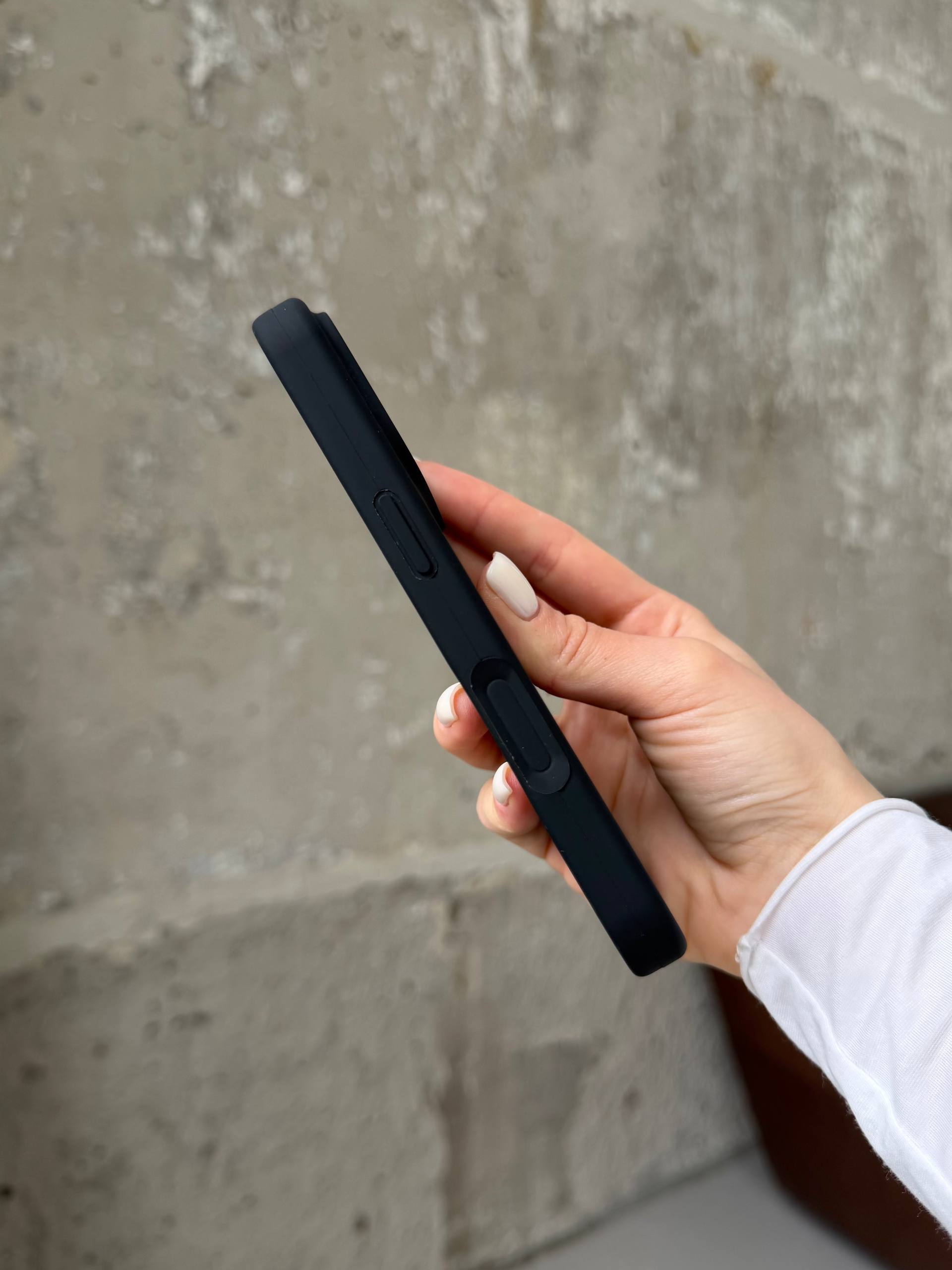 Чохол Silicone case із закритою камерою на iPhone 17 Pro Black #14