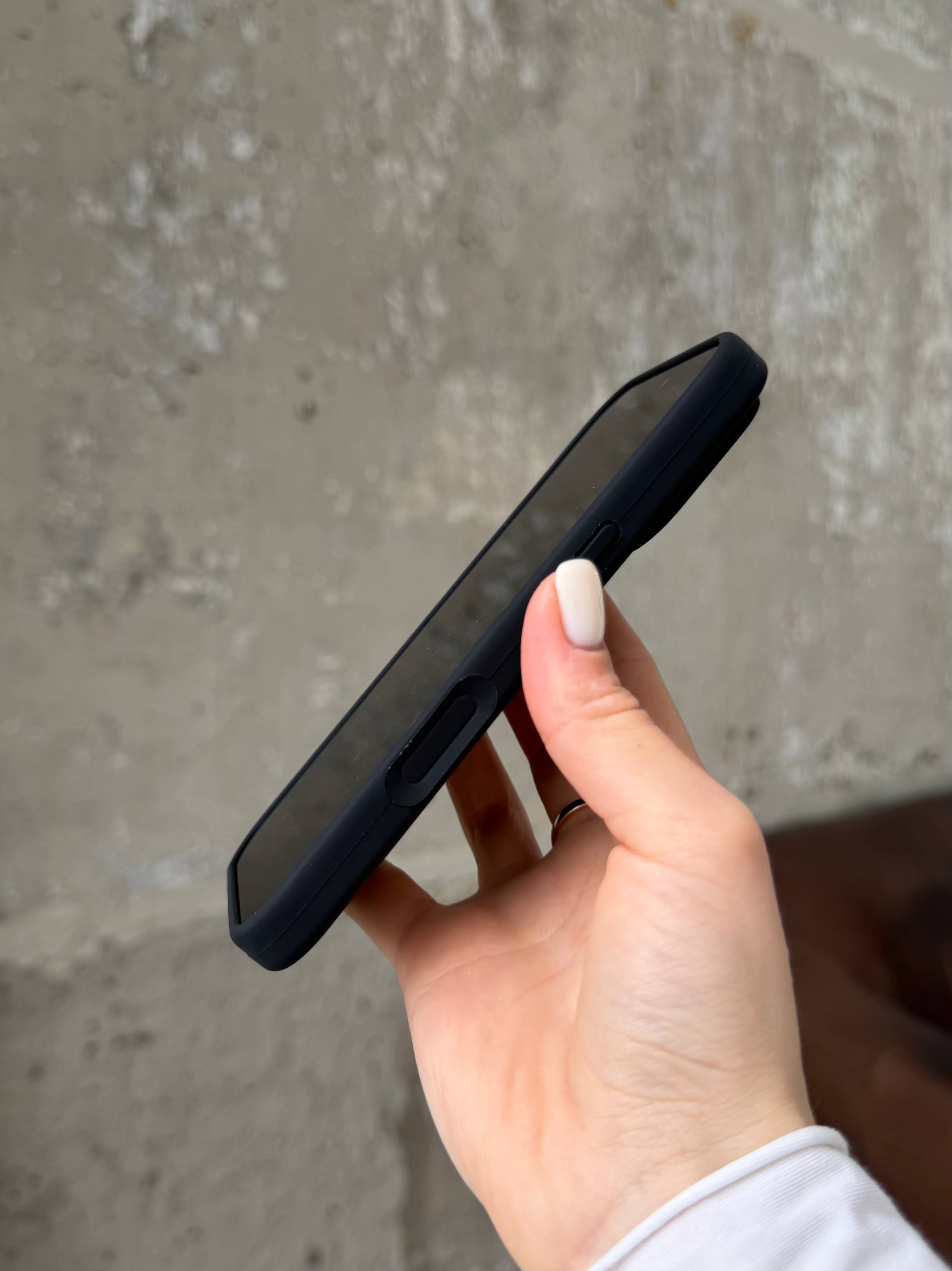 Чохол Silicone case із закритою камерою на iPhone 17 Pro Black #14