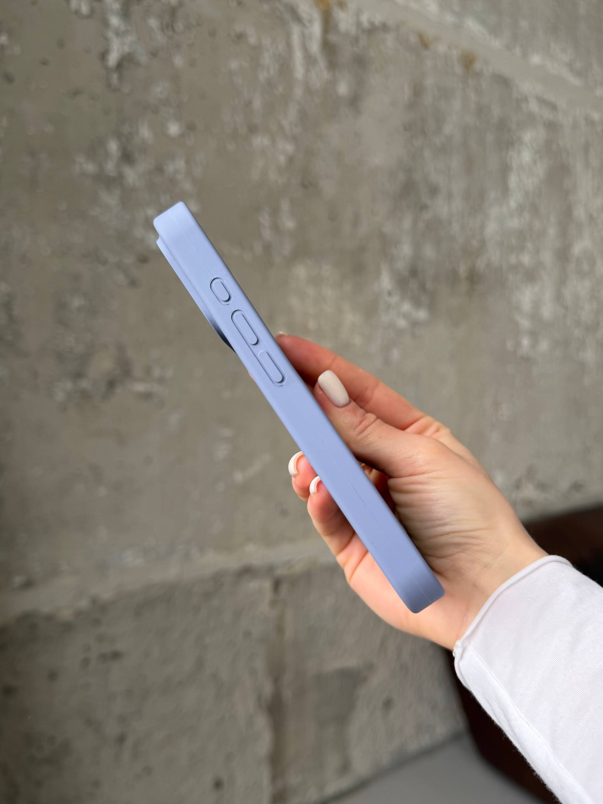 Чохол Silicone case із закритою камерою на iPhone 17 Pro Lavander Grey #28