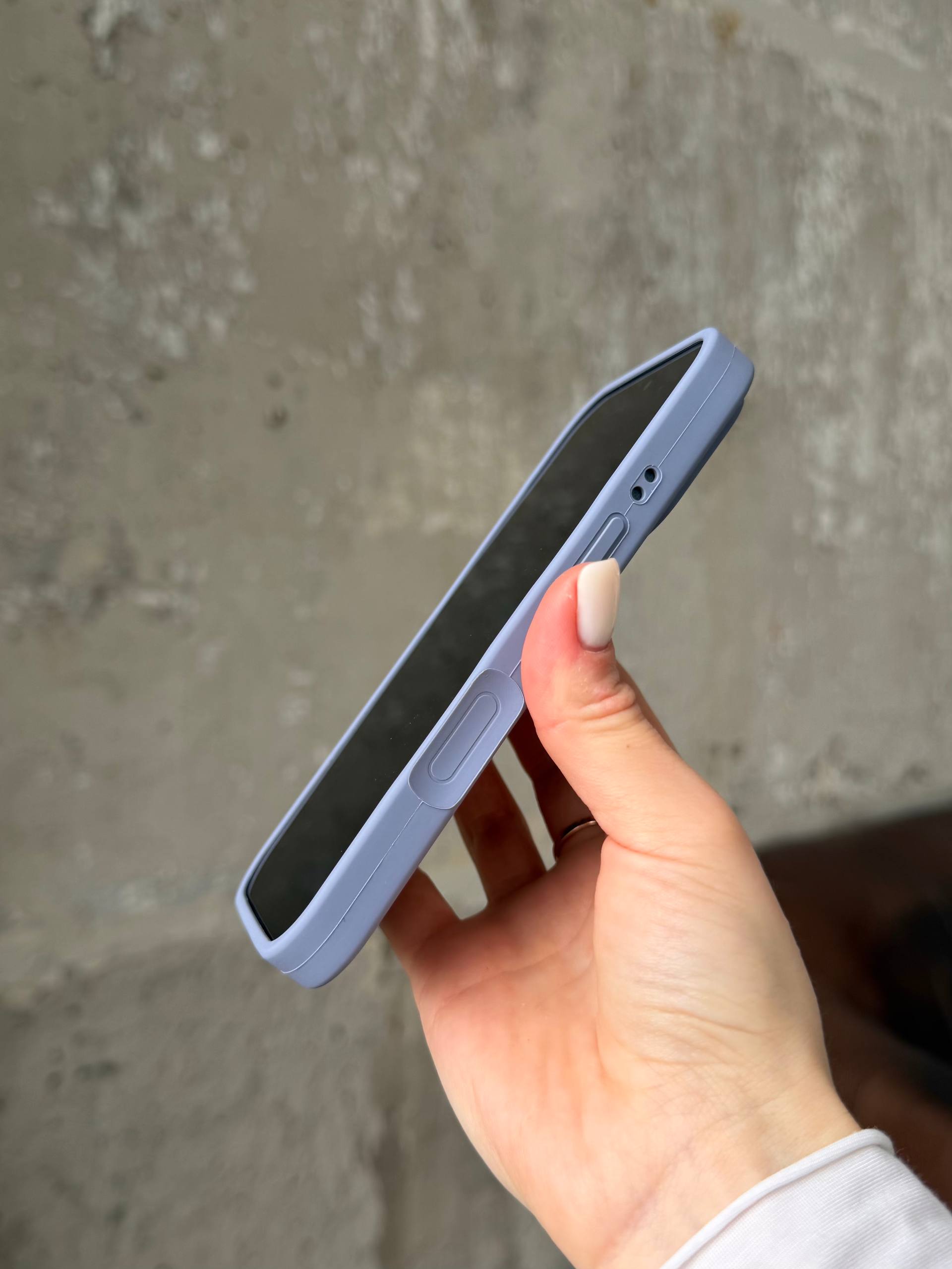 Чохол Silicone case із закритою камерою на iPhone 17 Pro Lavander Grey #28