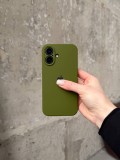 Чохол Silicone case із закритою камерою на iPhone 17 Army Green #29
