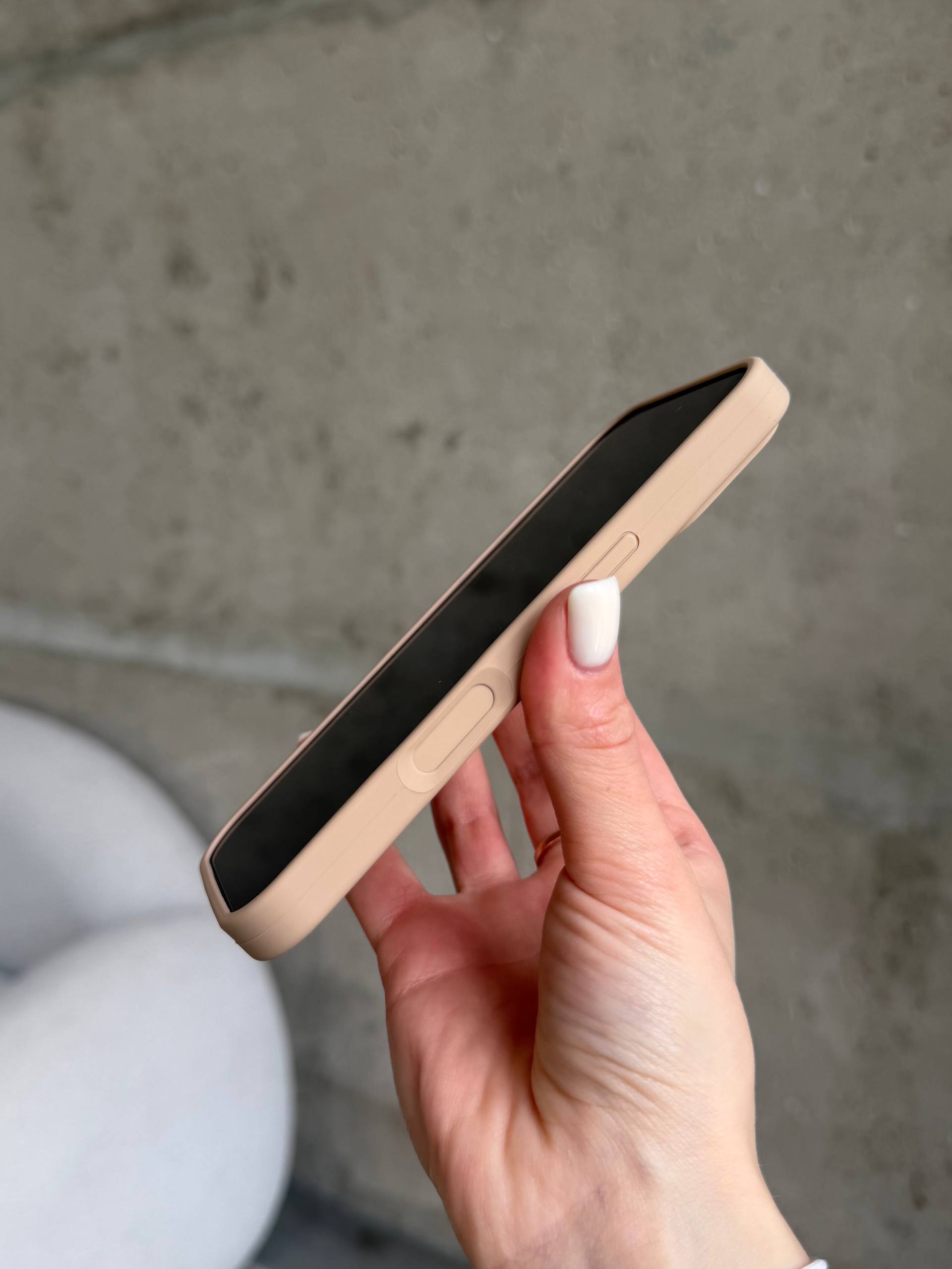 Чохол Silicone case із закритою камерою на iPhone 17 Desert #62