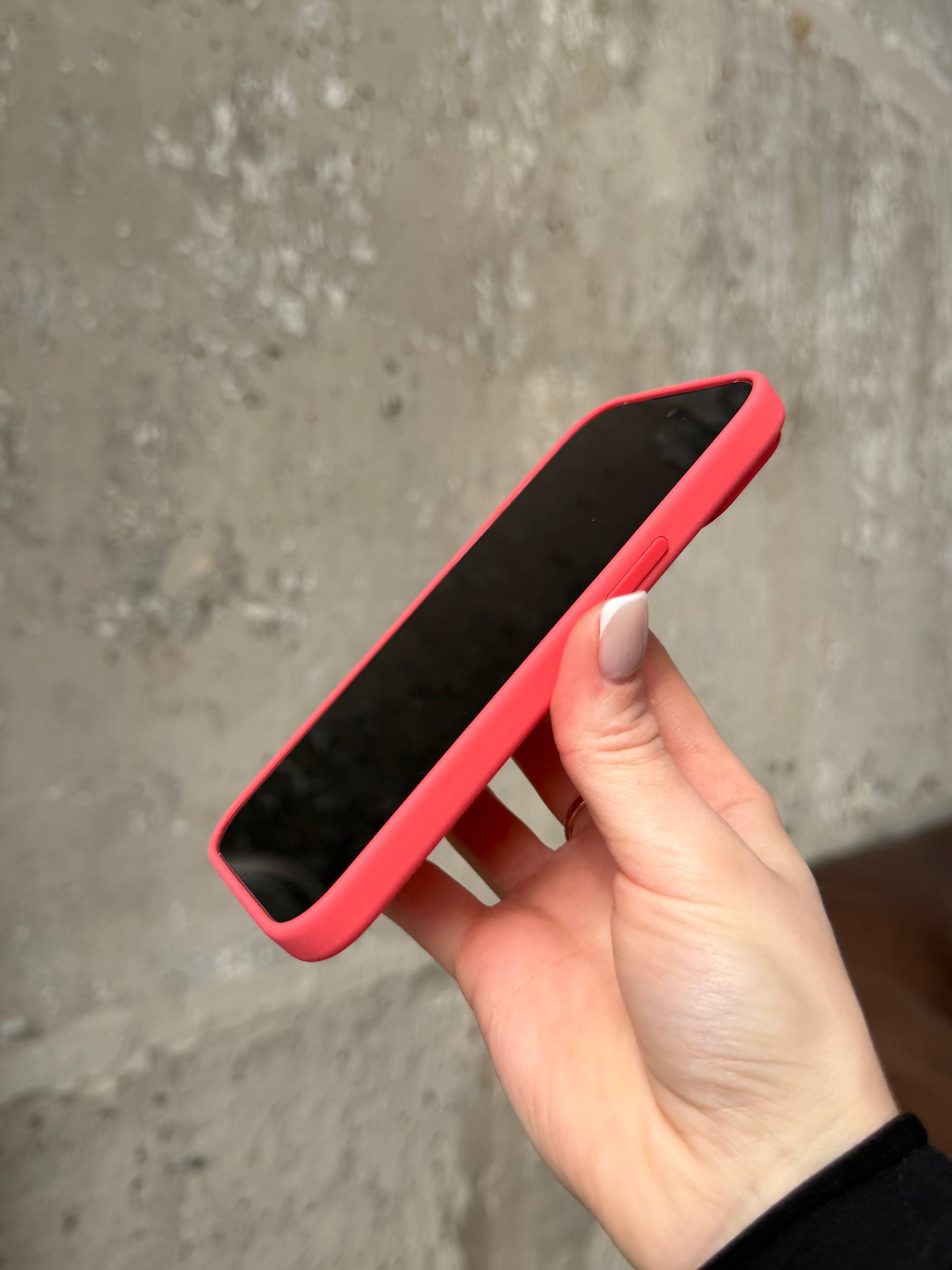 Чохол Silicone case з Magsafe на iPhone 15 Guava (08)