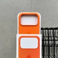 Чохол Silicone case з Magsafe на iPhone 17 Pro Max Orange (08)