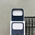 Чохол Silicone case з Magsafe на iPhone 17 Pro Max Anchor Blue (02)