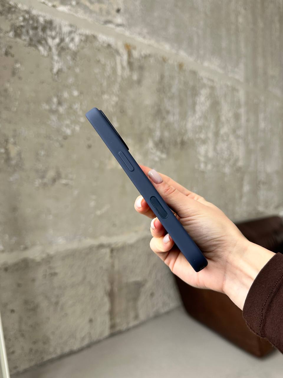 Чохол Silicone case з Magsafe на iPhone 17 Anchor Blue (02)