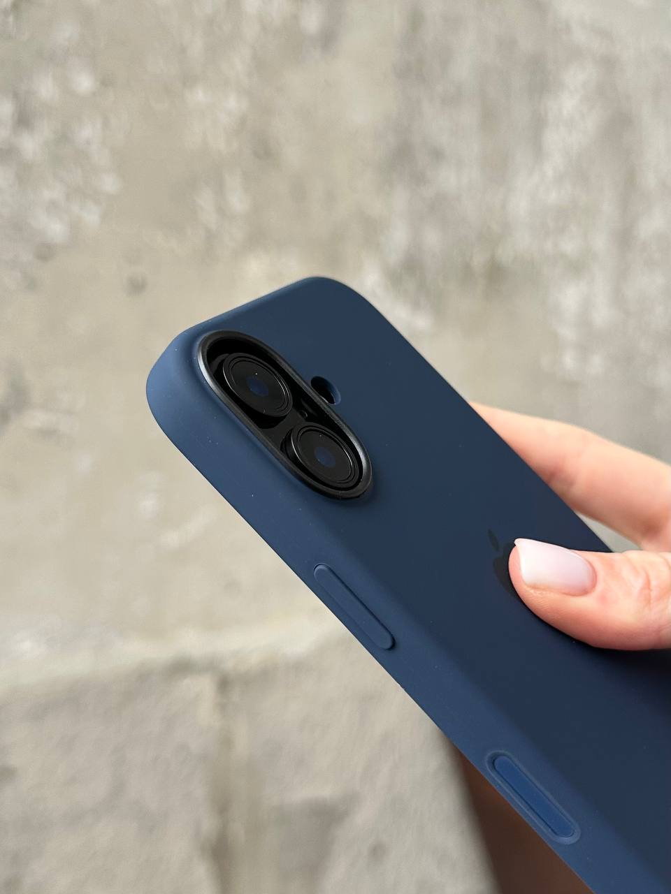 Чохол Silicone case з Magsafe на iPhone 17 Midnight (06)