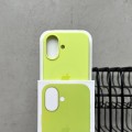 Чохол Silicone case з Magsafe на iPhone 17 Neon Yellow (03)