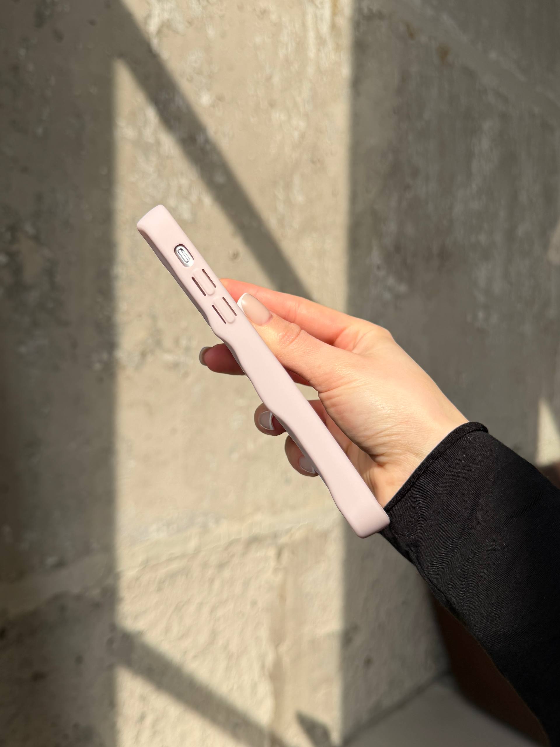 Чохол матовий хвилястий Wave Case на iPhone 11 Chalk Pink (04)
