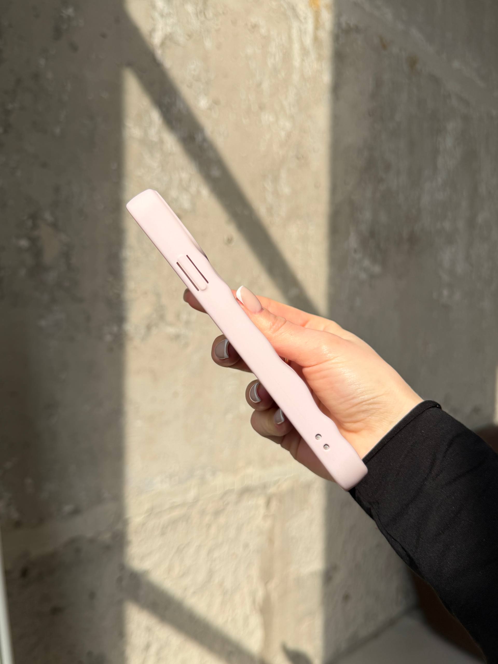 Чохол матовий хвилястий Wave Case на iPhone 11 Chalk Pink (04)