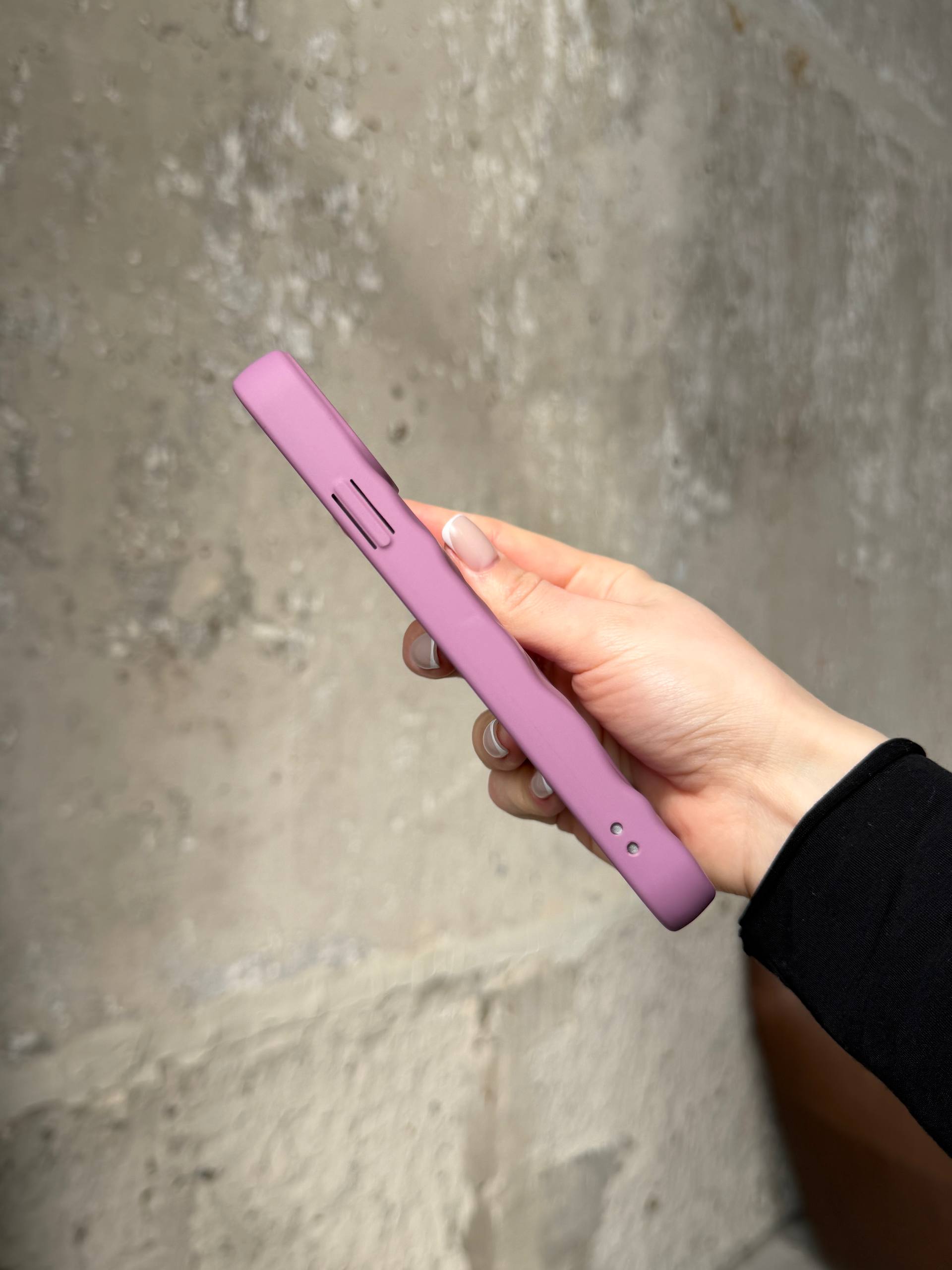 Чохол матовий хвилястий Wave Case на iPhone 11 Mauve (08)