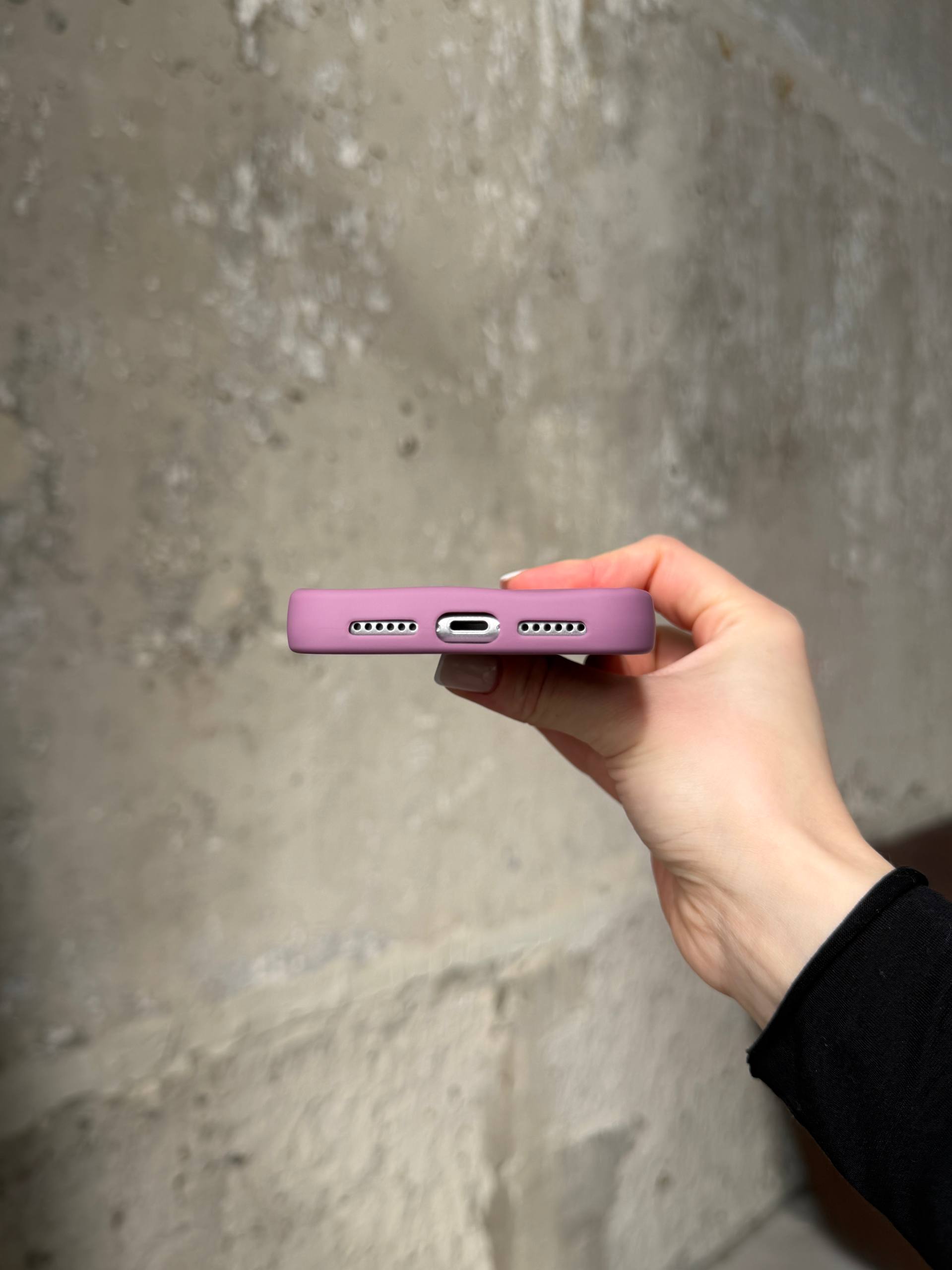 Чохол матовий хвилястий Wave Case на iPhone 11 Mauve (08)