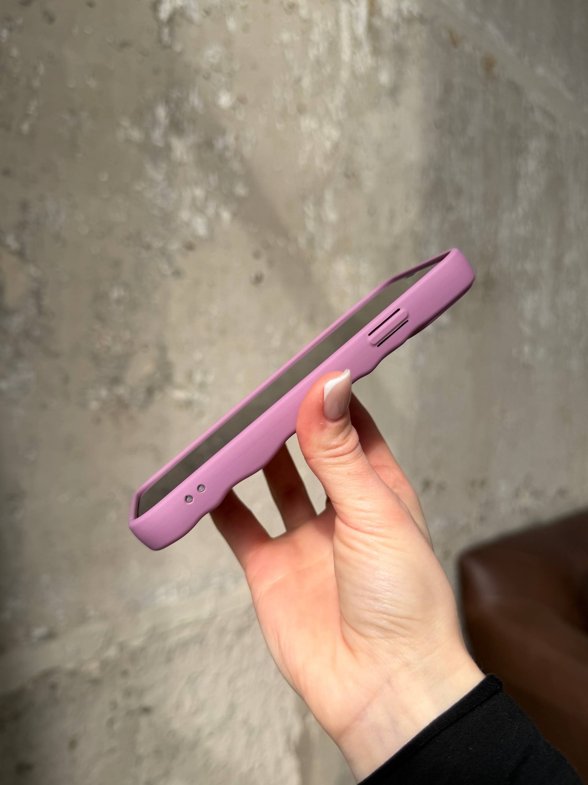 Чохол матовий хвилястий Wave Case на iPhone 11 Mauve (08)