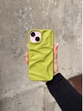 Чохол матовий хвилястий Wave Case на iPhone 15 Green (09)