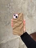 Чохол матовий хвилястий Wave Case на iPhone 15 Milk Chocolate (05)