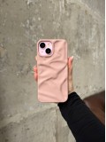 Чохол матовий хвилястий Wave Case на iPhone 15 Powder (06)