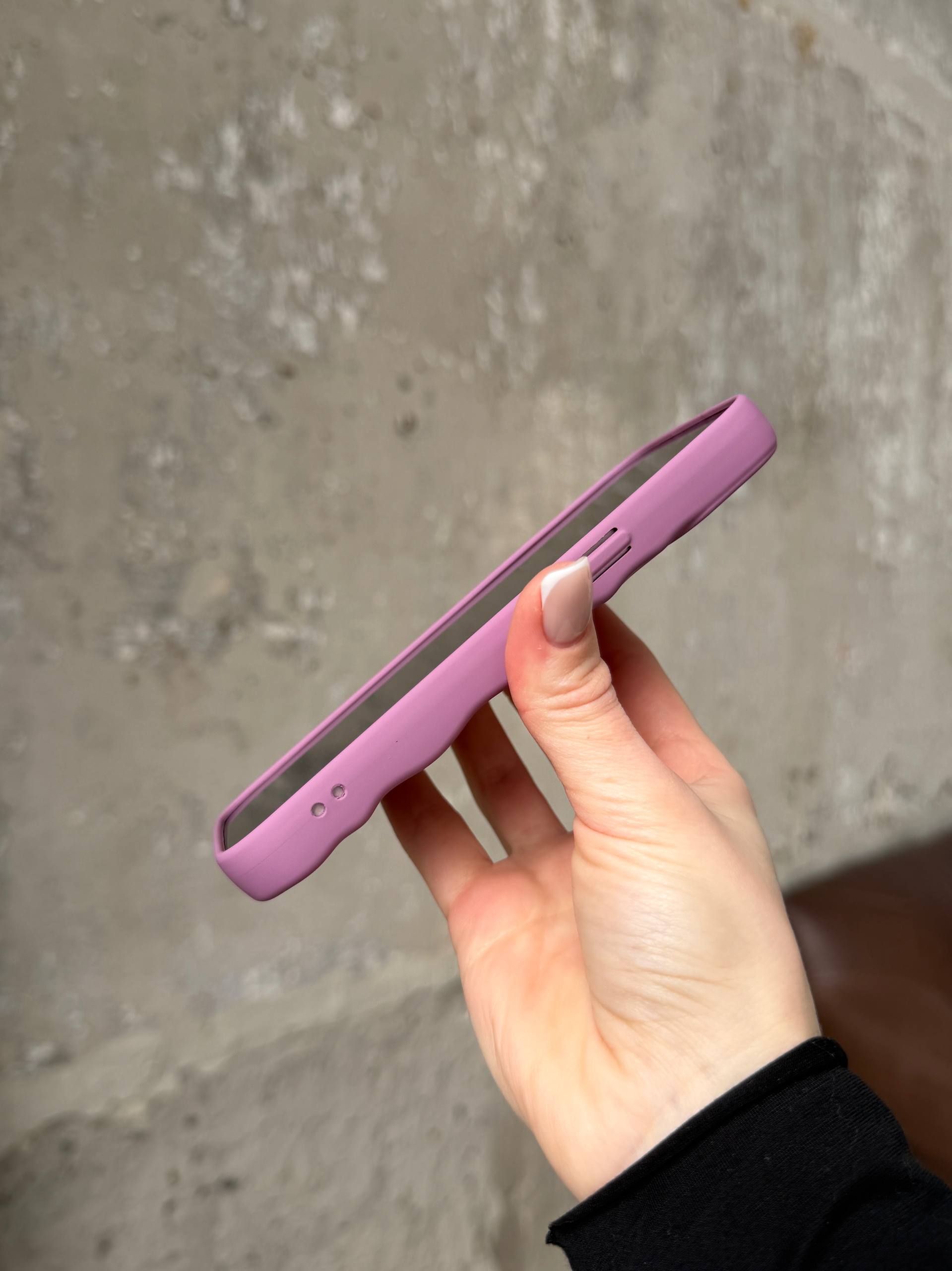 Чохол матовий хвилястий Wave Case на iPhone 16 Pro Mauve (08)