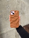 Чохол матовий хвилястий Wave Case на iPhone 15 Brown (03)