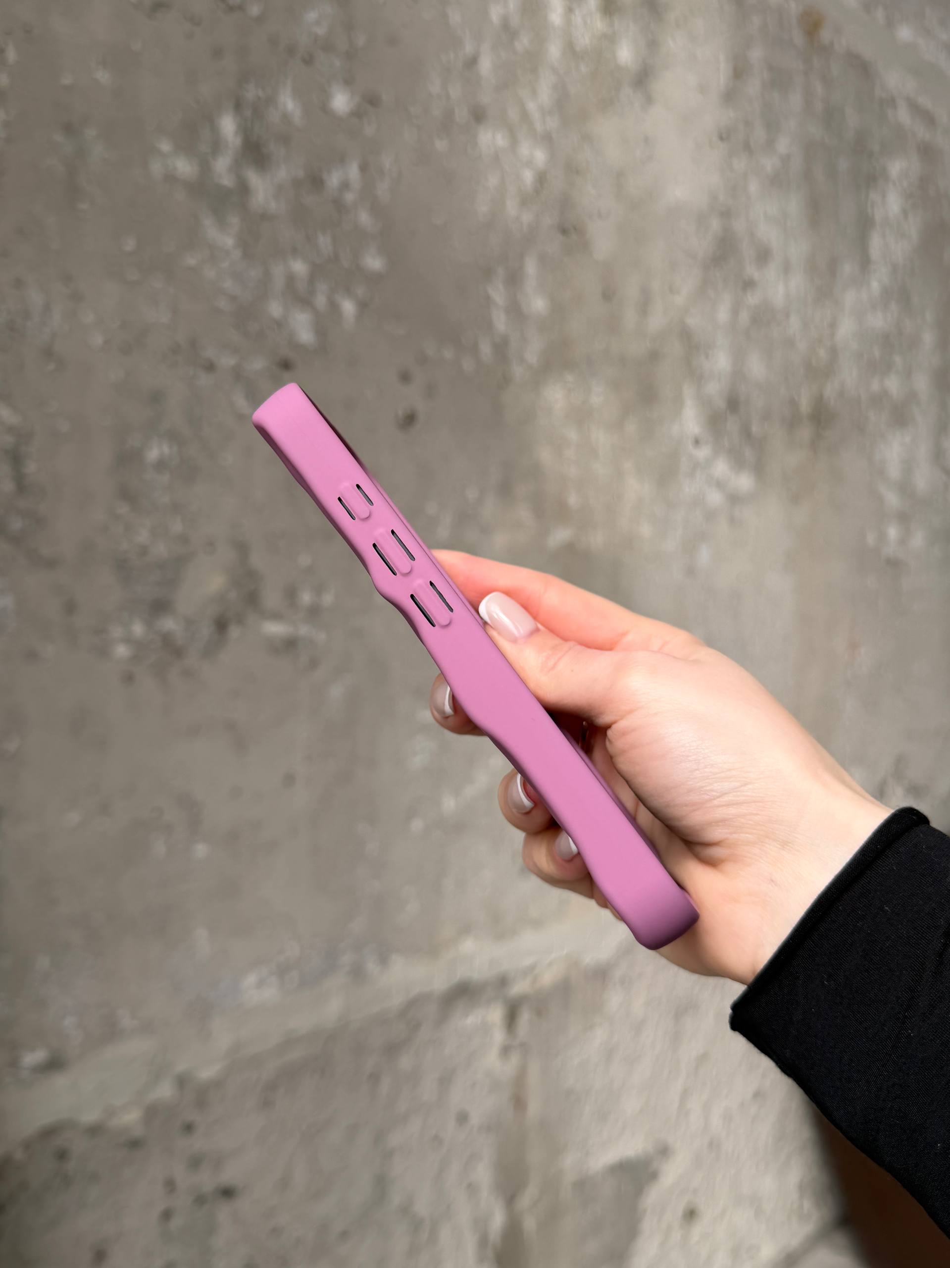 Чохол матовий хвилястий Wave Case на iPhone 16 Pro Mauve (08)