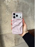 Чохол матовий хвилястий Wave Case на iPhone 17 Pro Max Chalk Pink (04)