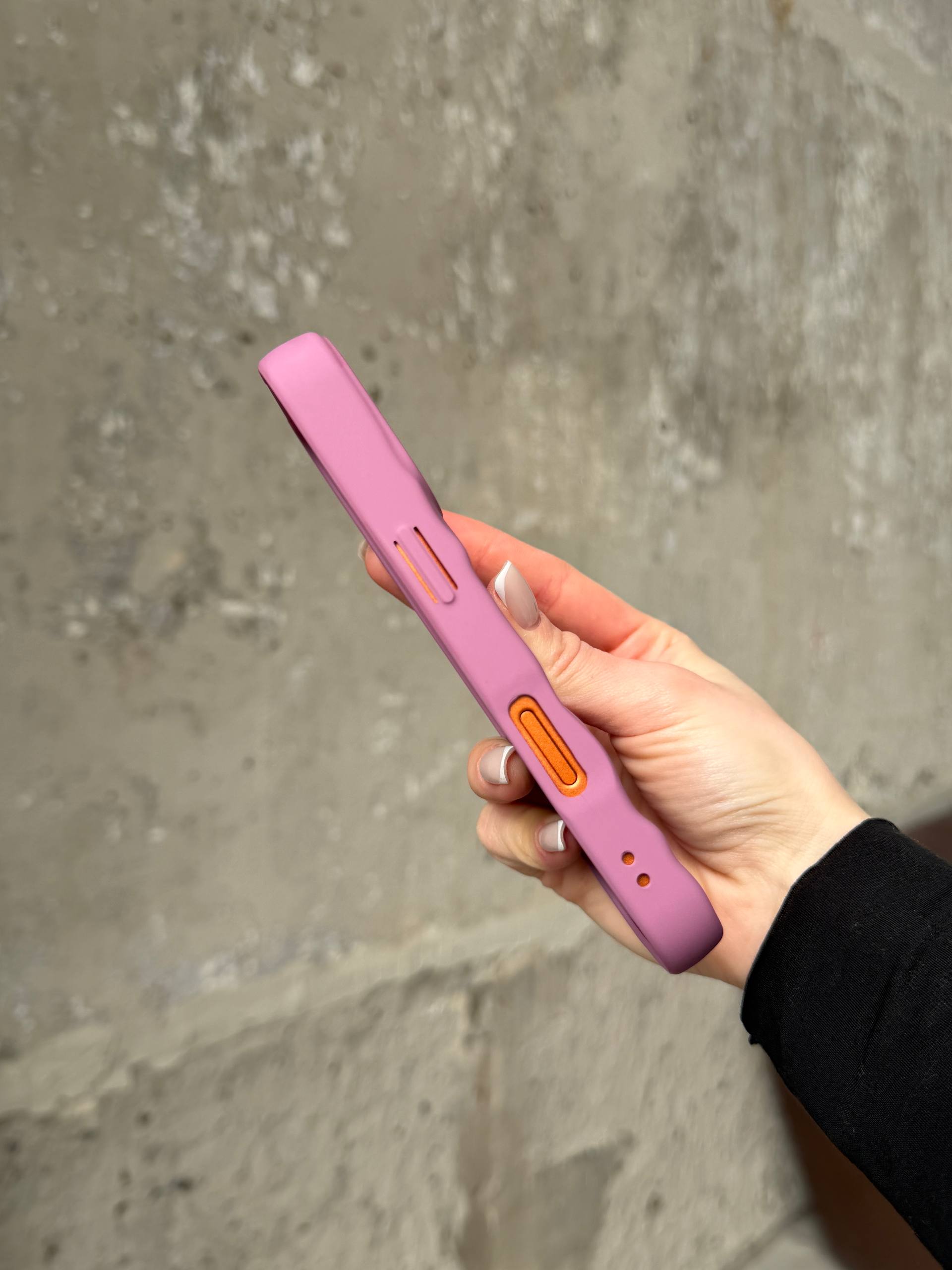 Чохол матовий хвилястий Wave Case на iPhone 17 Pro Mauve (08)