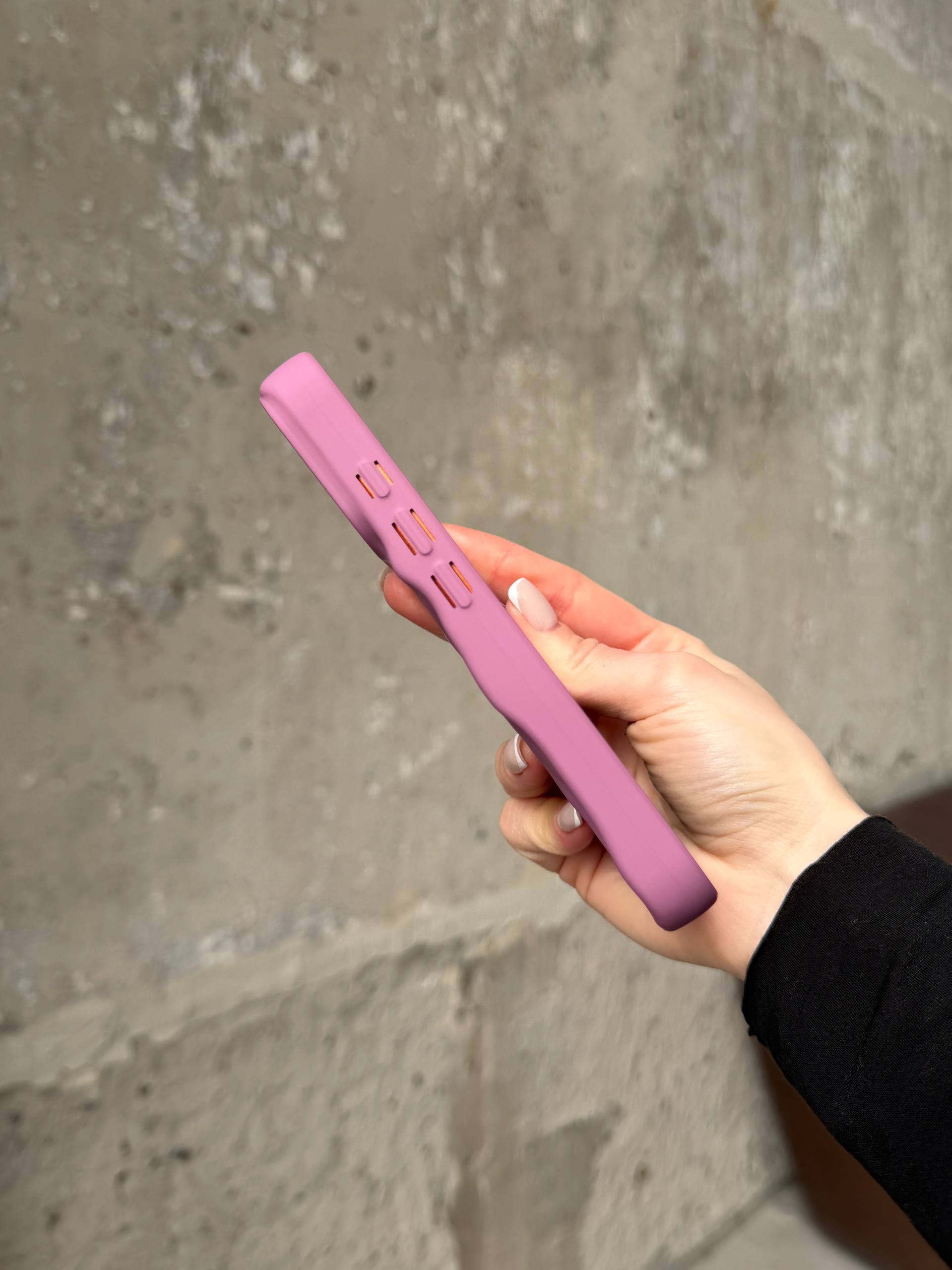 Чохол матовий хвилястий Wave Case на iPhone 17 Pro Mauve (08)