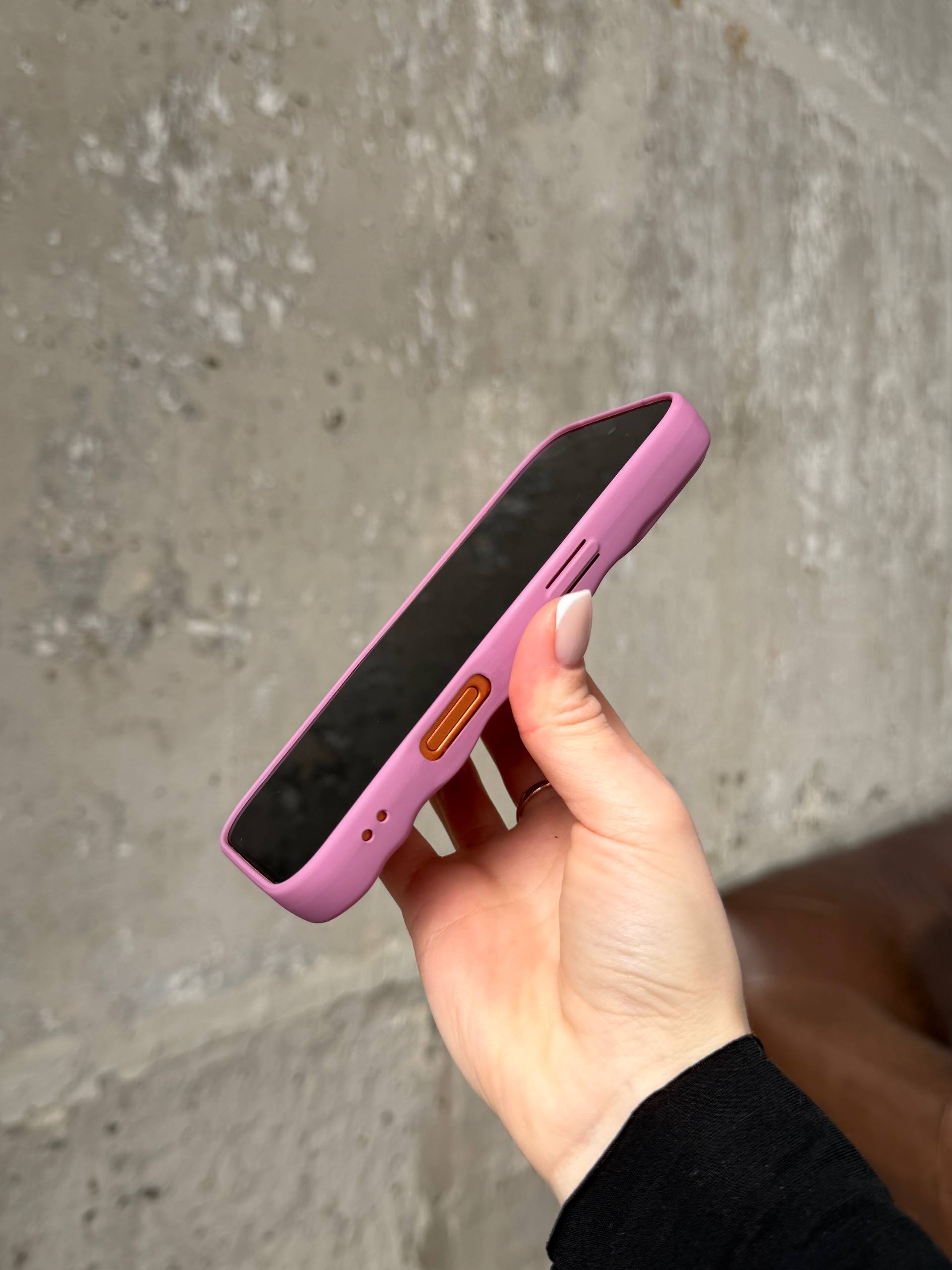 Чохол матовий хвилястий Wave Case на iPhone 17 Pro Mauve (08)