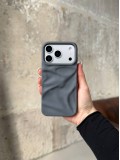 Чохол матовий хвилястий Wave Case на iPhone 17 Pro Max Grey (02)